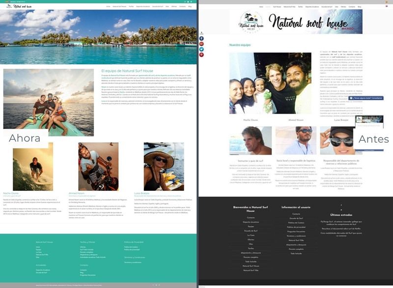 nueva web para natural surf house equipo 2-horz