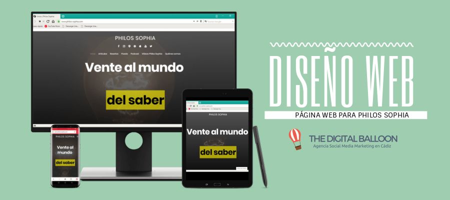 Philos Sophia | Diseño de Página Web en Cádiz