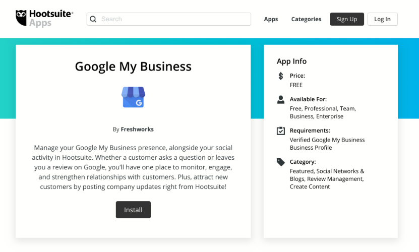 Gestionar Google My Business con Hootsuite